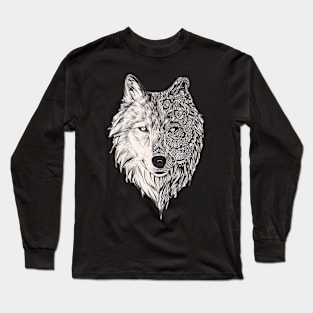 Mandala wolf vol.2 Long Sleeve T-Shirt